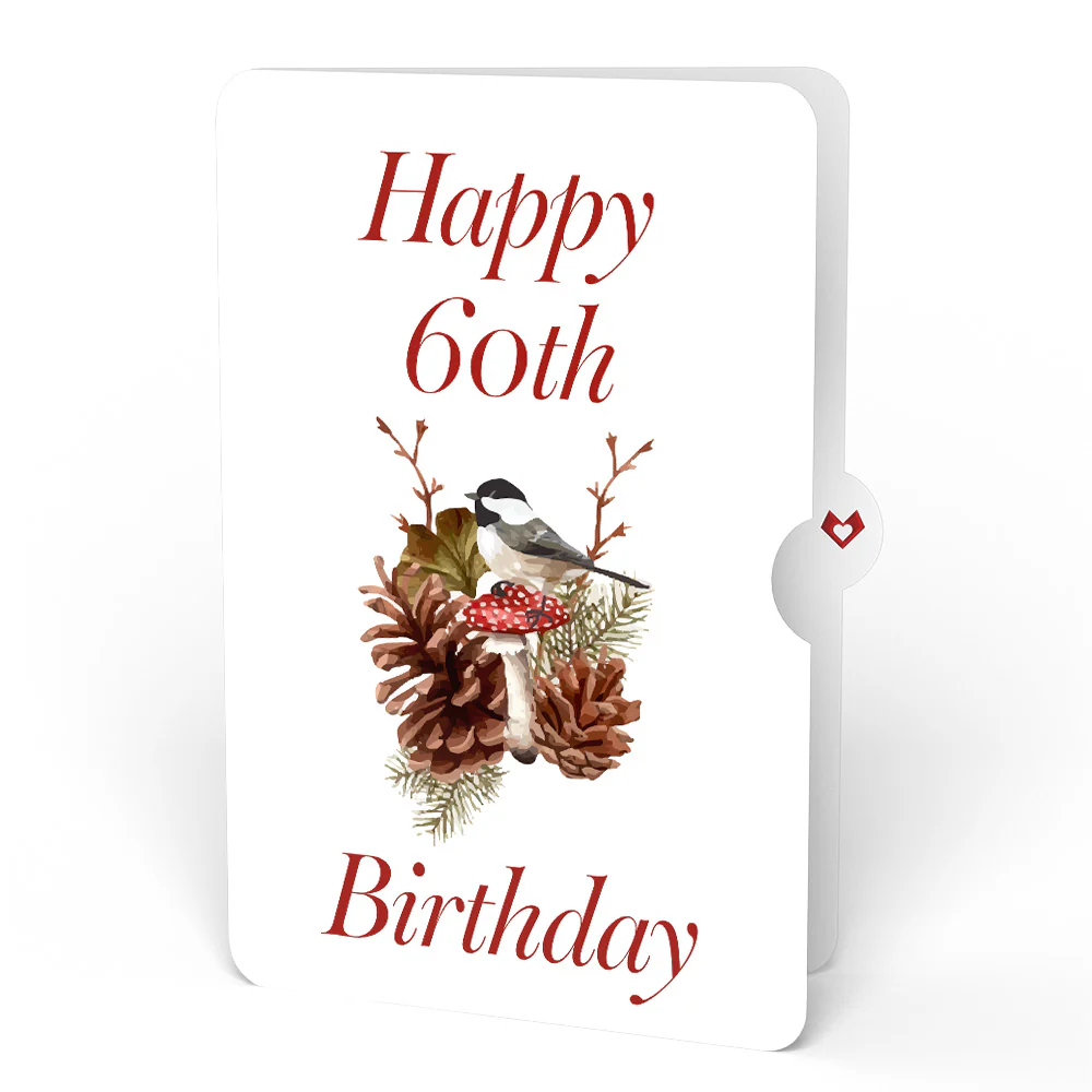 Fall Sunshine 60th Birthday Bouquet and Sentiment Set - Image 4