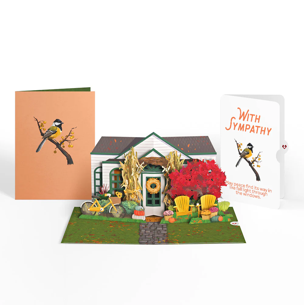 Fall Welcome Sympathy Pop-Up Card and Sentiment Set
