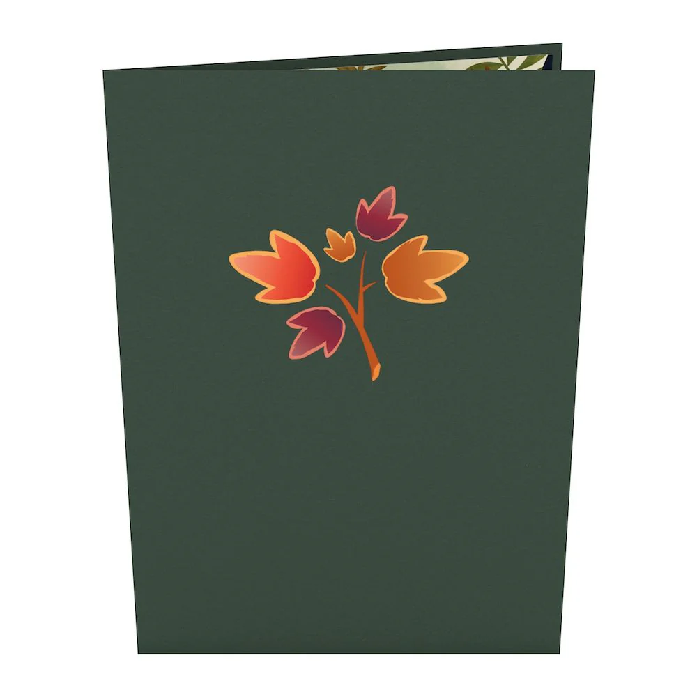 Fall Woodland Animal Tree Pop-Up Card - Image 6