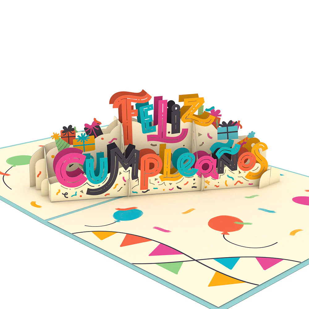 Feliz Cumpleaños Pop-Up Card - Image 2