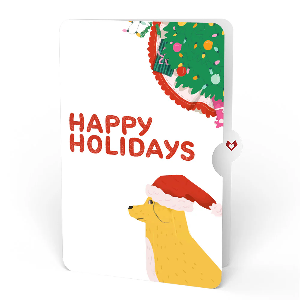 Feliz Naughty Dog Happy Holiday Pop-Up Card and Sentiment Set - Image 4