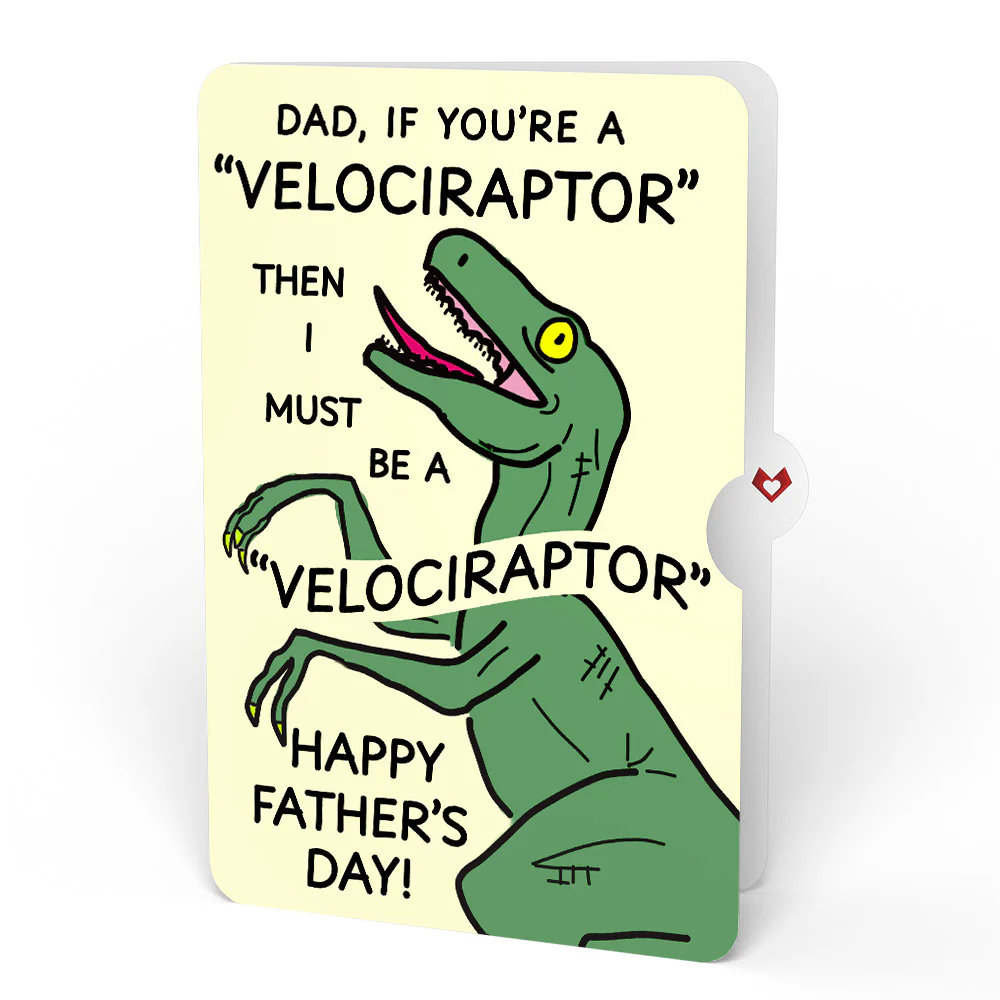 Fin-tastic Fish Father's Day Bouquet and Velociraptor Sentiment Set - Image 4