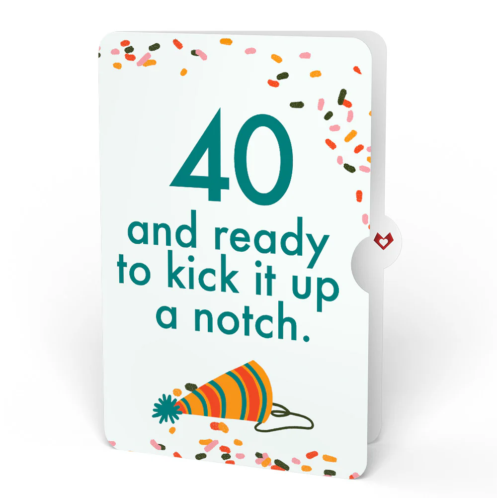 Fired Up for Your Birthday Dragon Pop-Up Card and 40th Kick It Up Sentiment Set - Image 4
