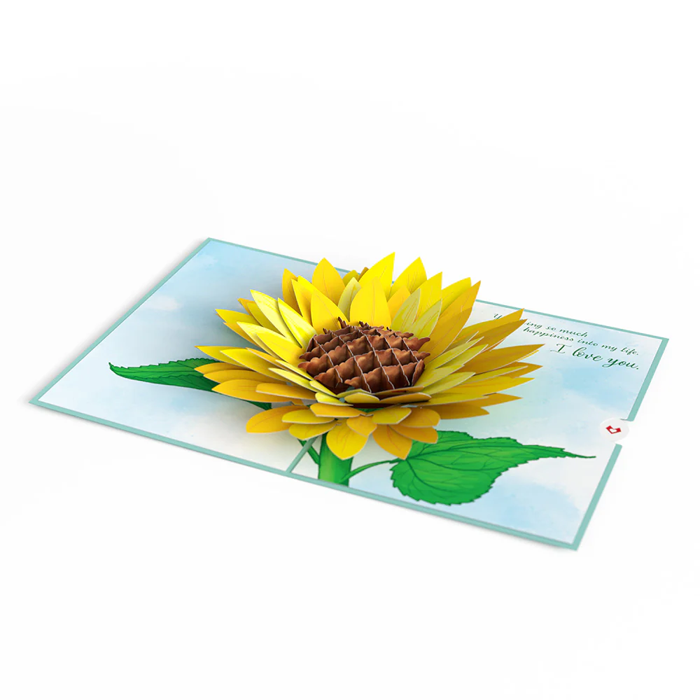 For my Wife Sunflower Pop-Up Card - Image 6
