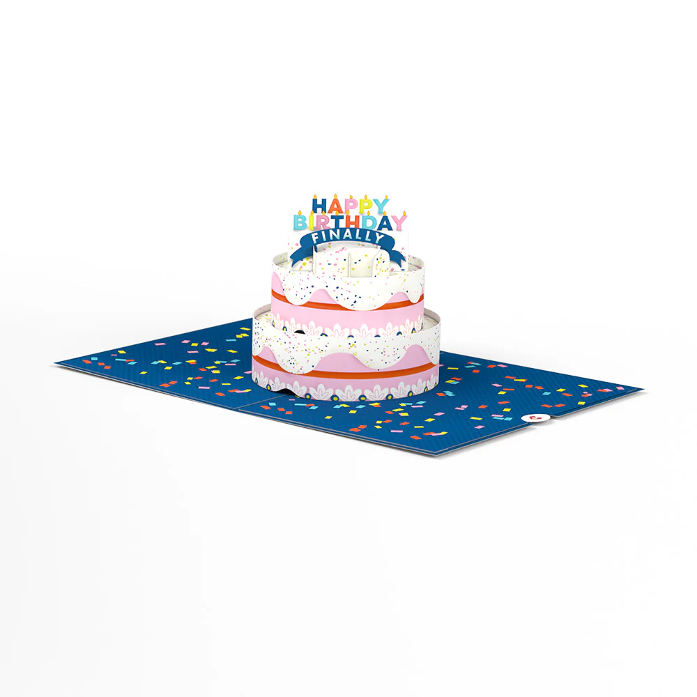 Forever Young Leap Year Birthday Pop-Up Card - Image 3