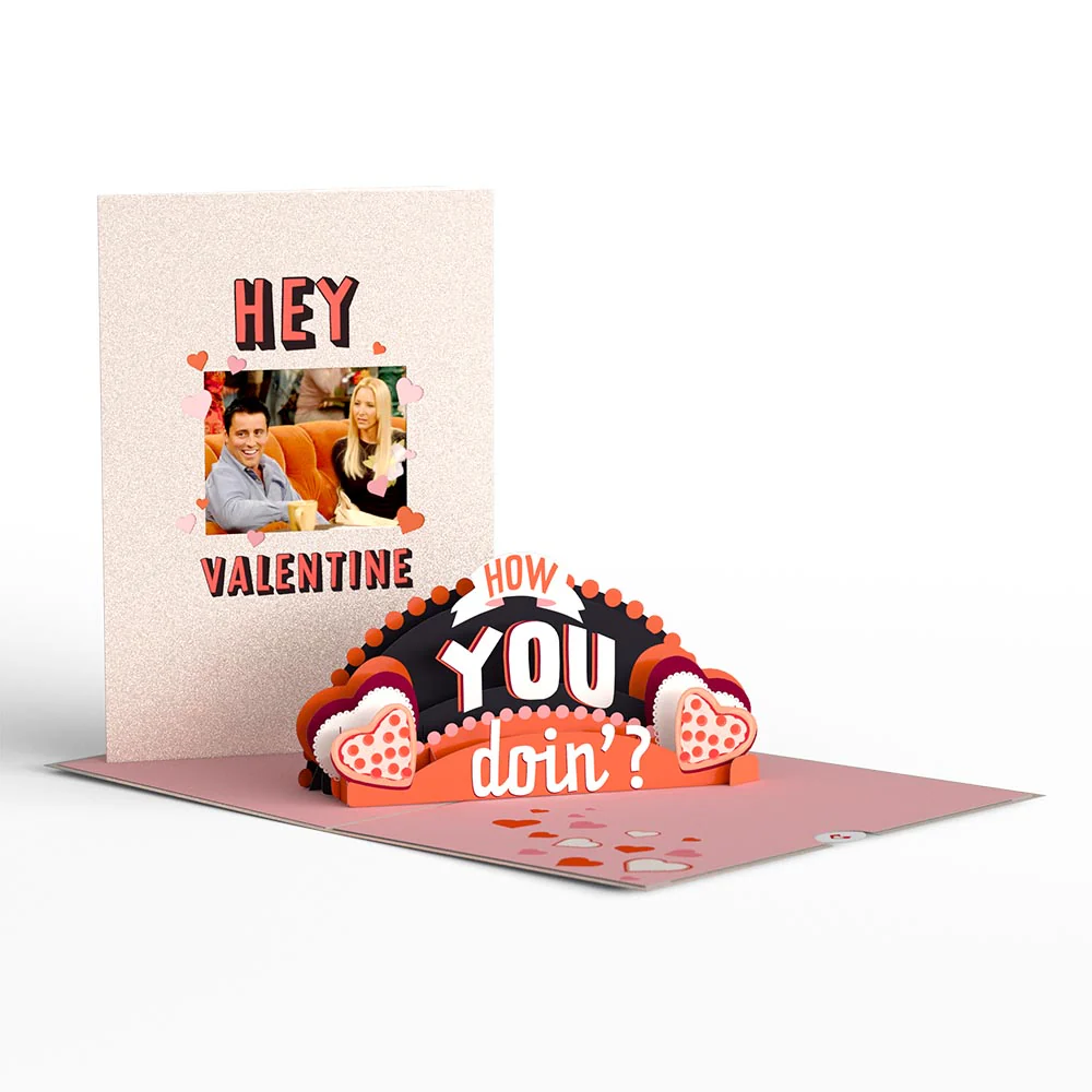Friends How You Doin'? Valentine Pop-Up Card - Image 4