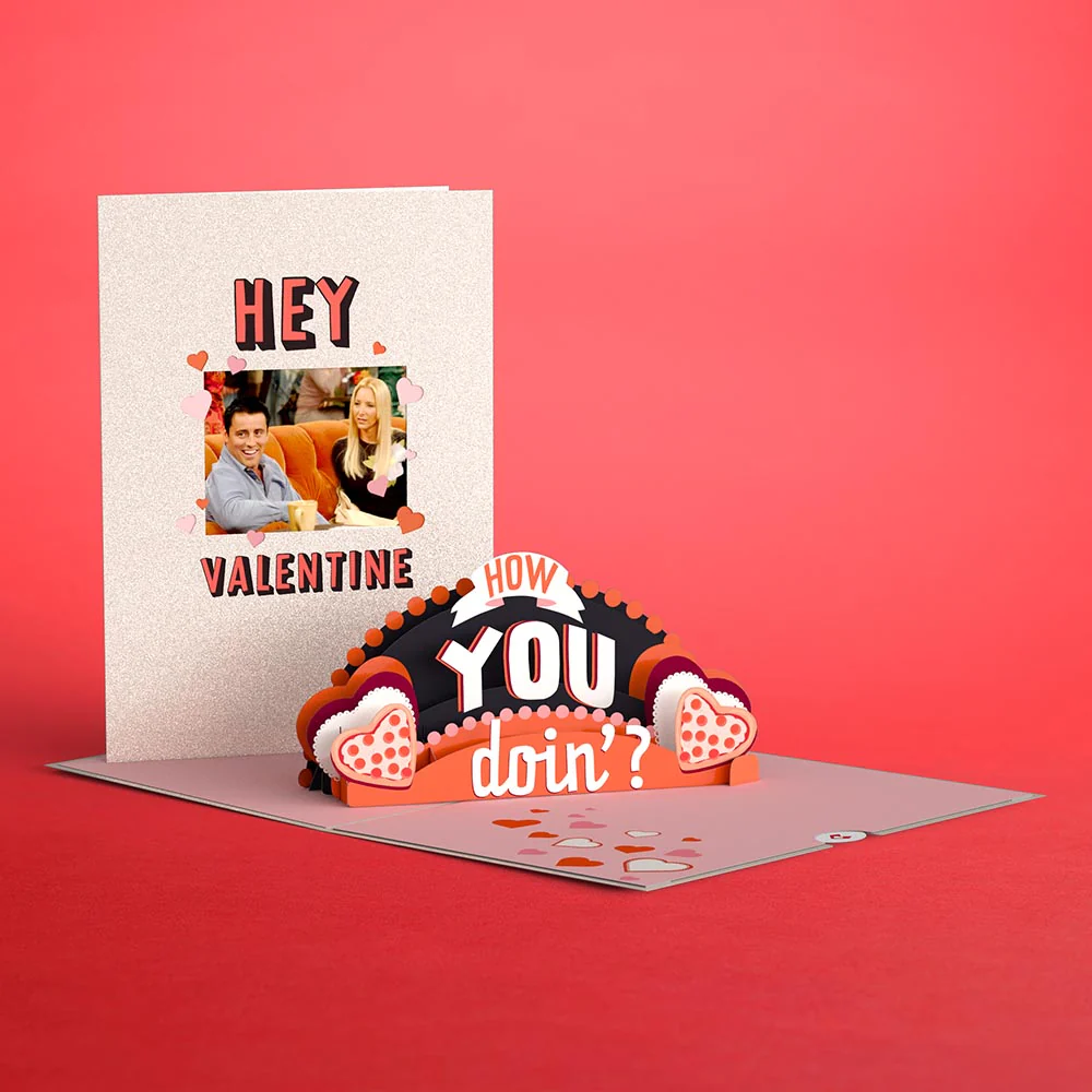 Friends How You Doin'? Valentine Pop-Up Card - Image 6