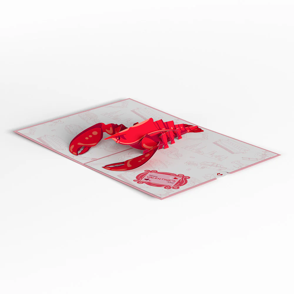 Friends You're My Lobster Pop-Up Card - Image 3