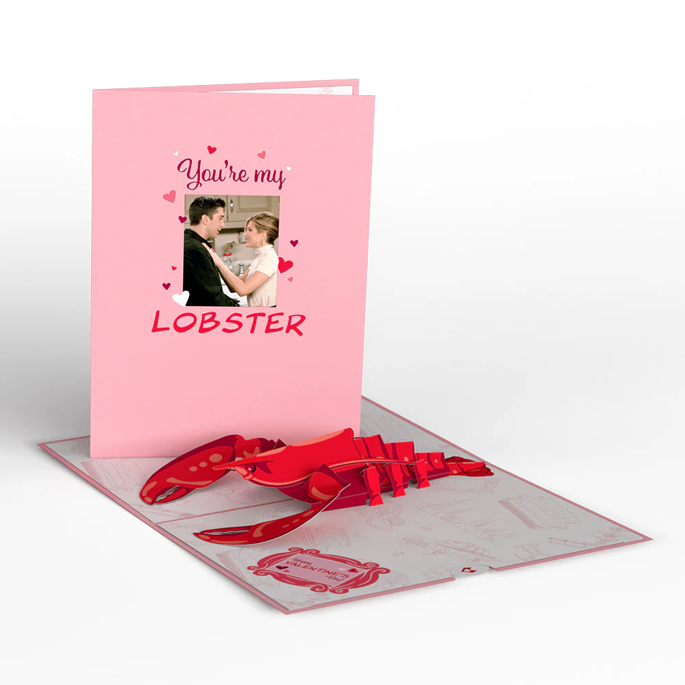 Friends You're My Lobster Pop-Up Card - Image 4