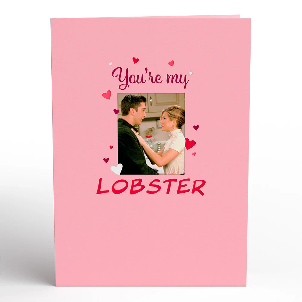 Friends You're My Lobster Pop-Up Card - Image 5
