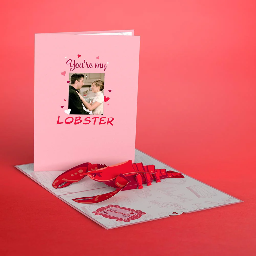 Friends You're My Lobster Pop-Up Card - Image 6