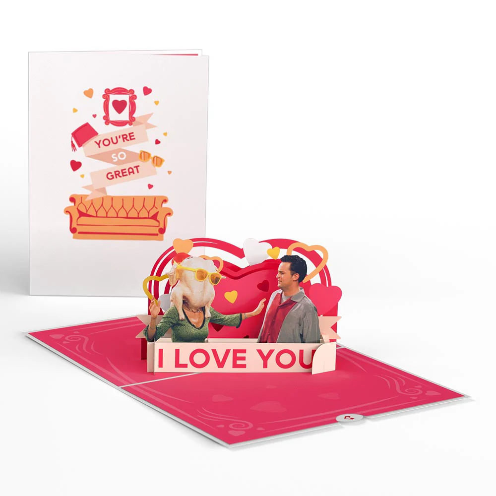 Friends You're So Great, I Love You Pop-Up Card - Image 5
