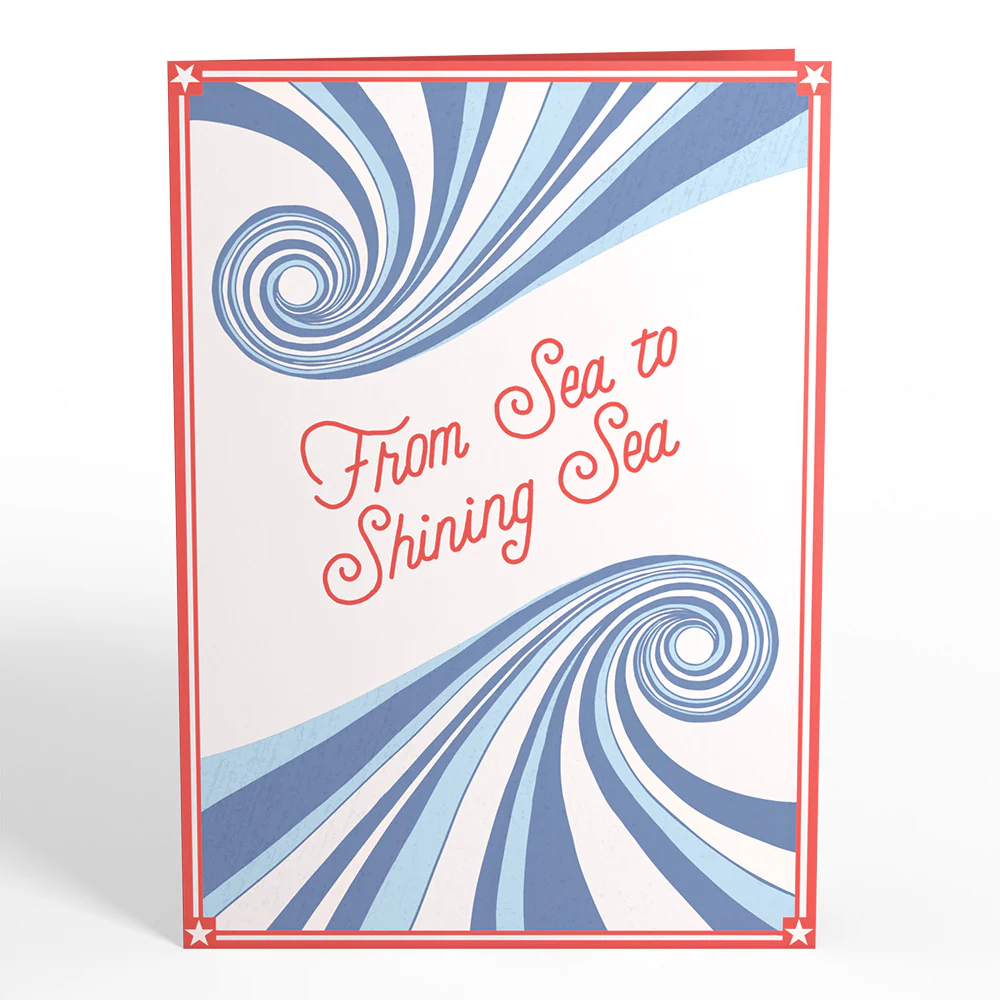 From Sea to Shining Sea Pop-Up Card - Image 4