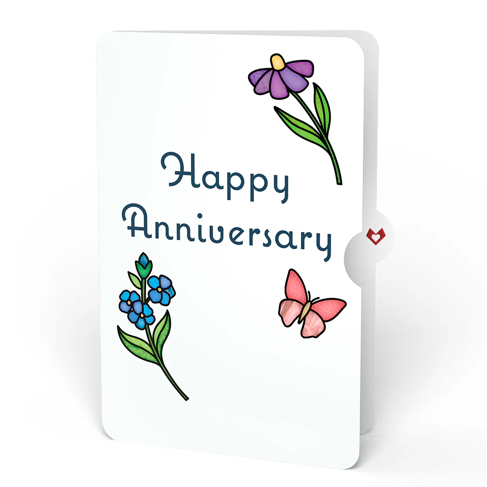Garden Glow Anniversary Suncatcher Bouquet and Sentiment Set - Image 4