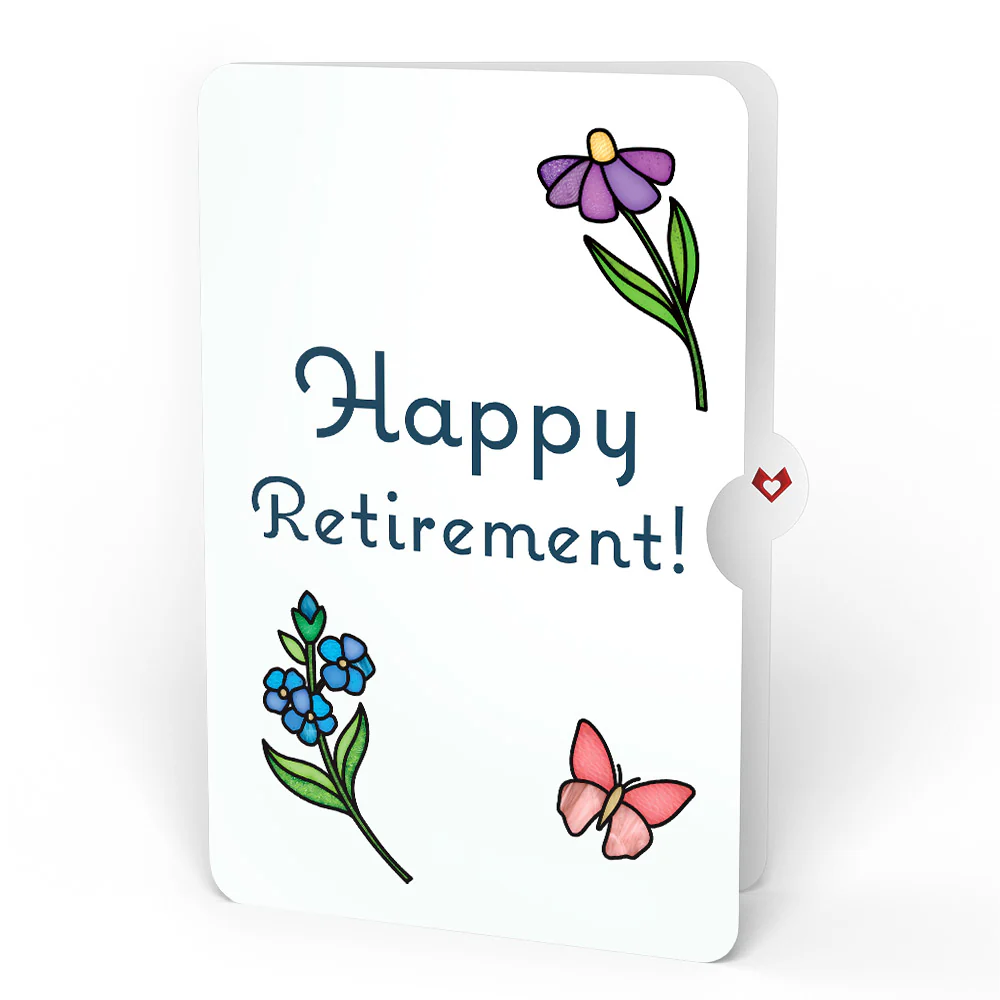 Garden Glow Retirement Suncatcher Bouquet and Sentiment Set - Image 4