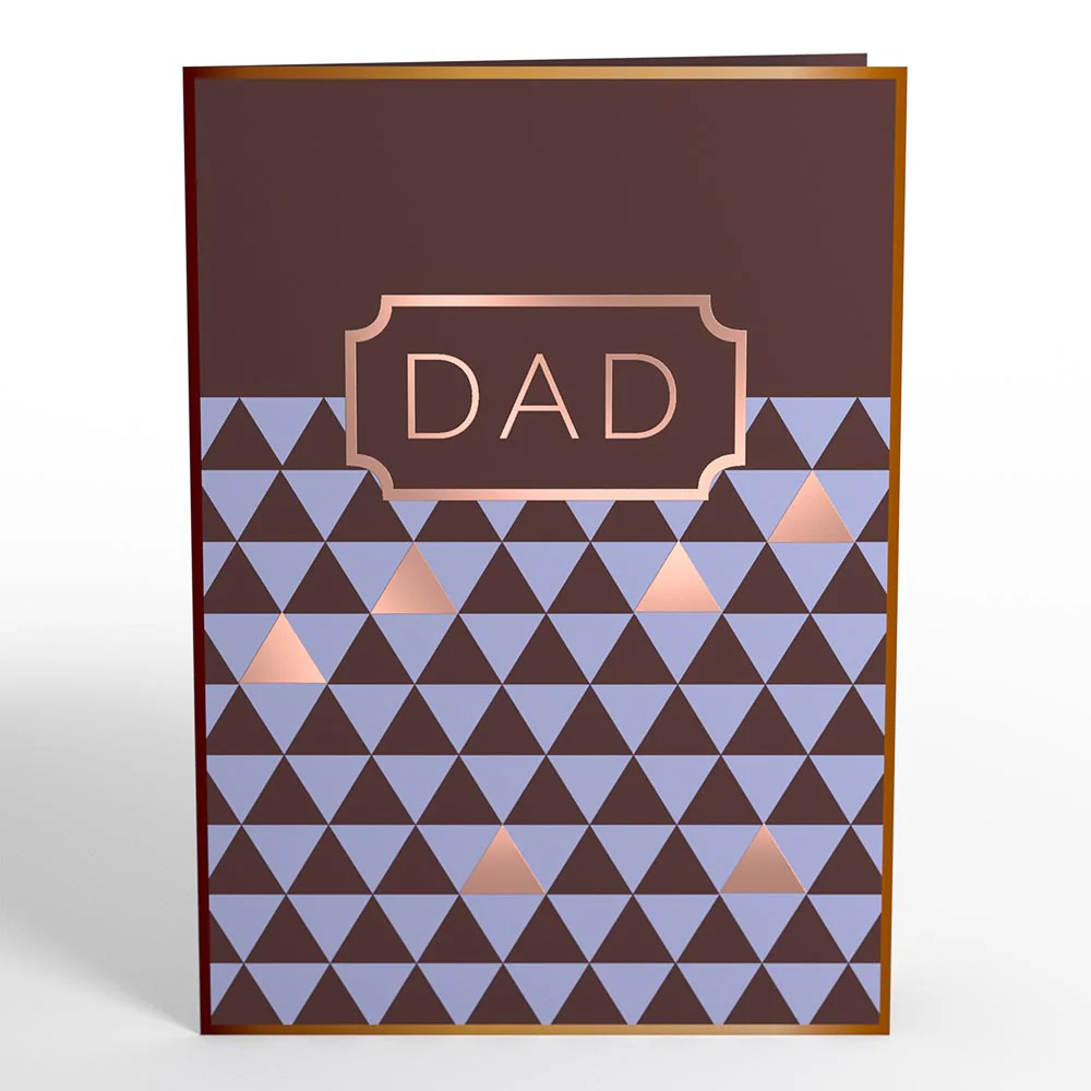 Geo Happy Father's Day Pop-Up Card - Image 5