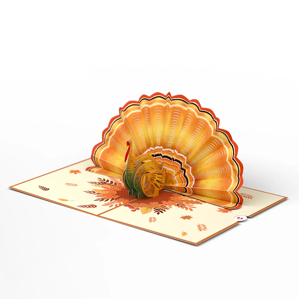 Give Thanks Turkey Pop-Up Card - Image 3