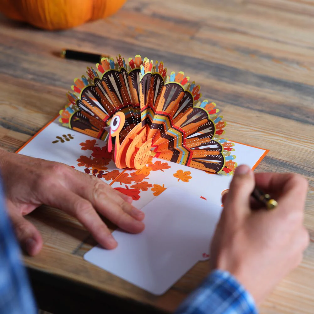 Gobble Till You Wobble Turkey Pop-Up Card - Image 4