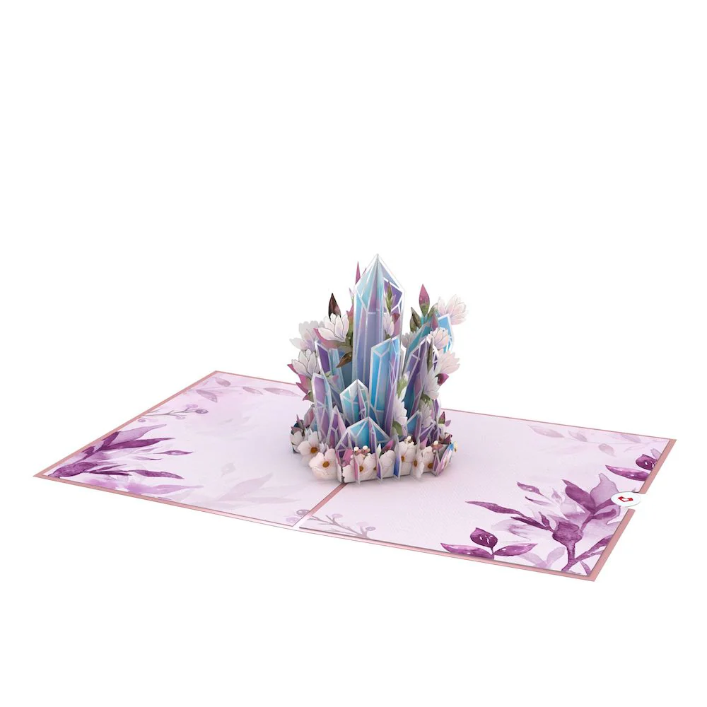 Good Vibes Crystals Pop-Up Card - Image 3