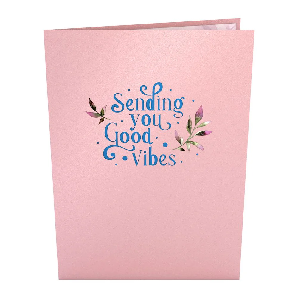Good Vibes Crystals Pop-Up Card - Image 4