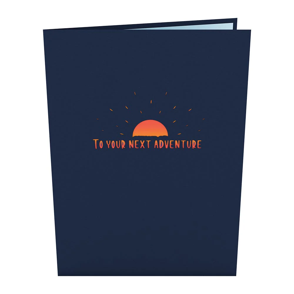 Goodbye & Good Luck Pop-Up Card - Image 4