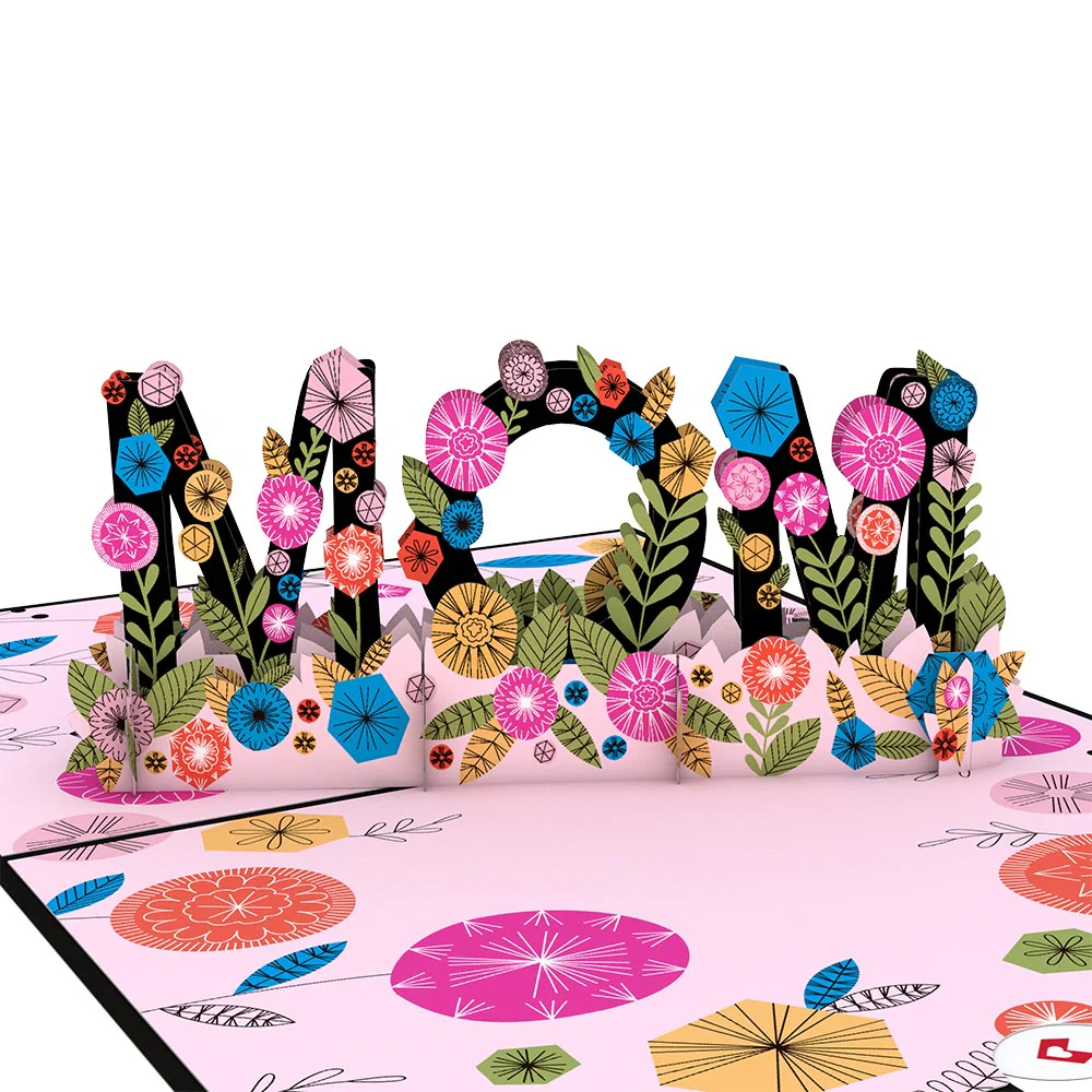 Grateful for Mom Pop-Up Card - Image 2
