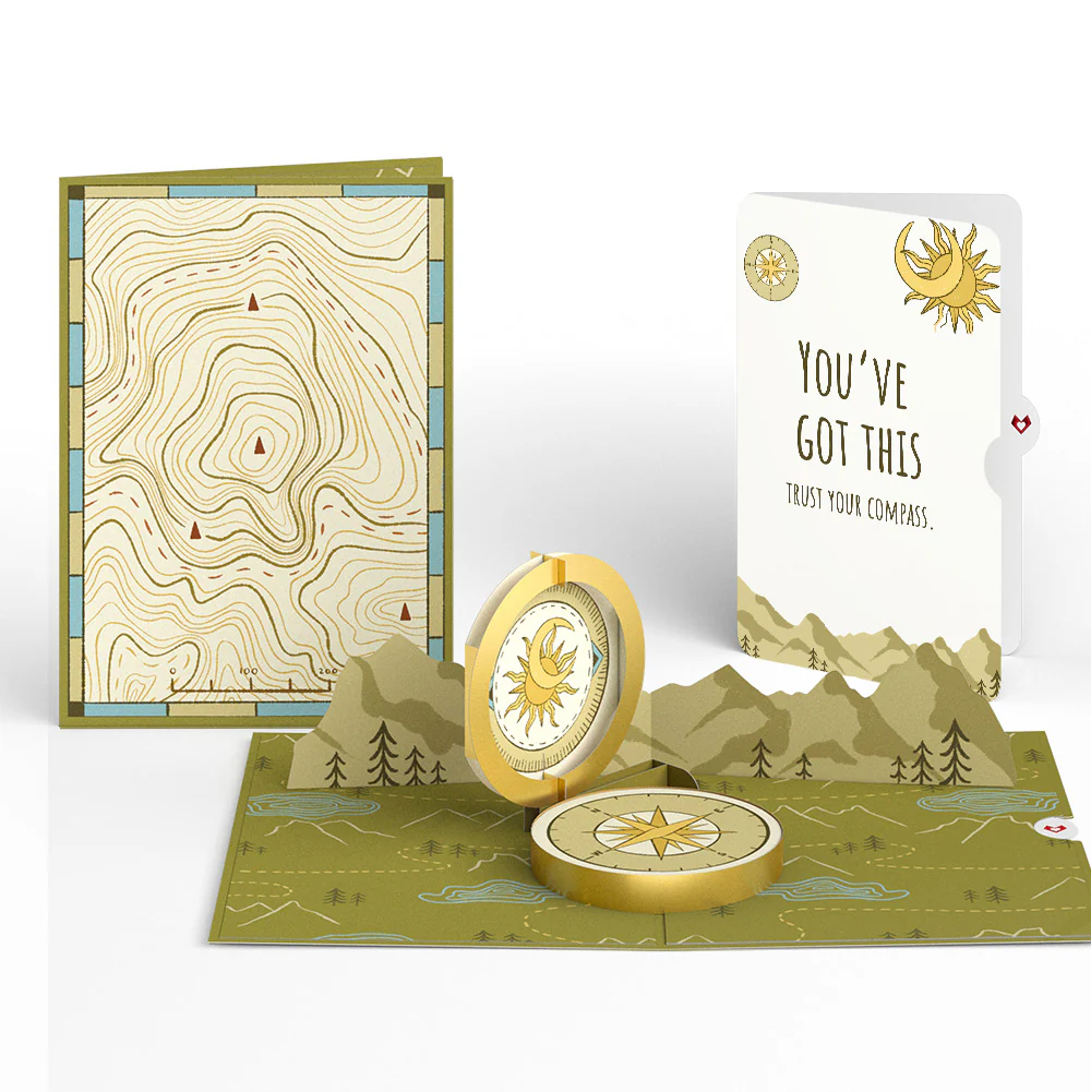 Guiding Compass Encouragement Pop-Up Card and Sentiment Set