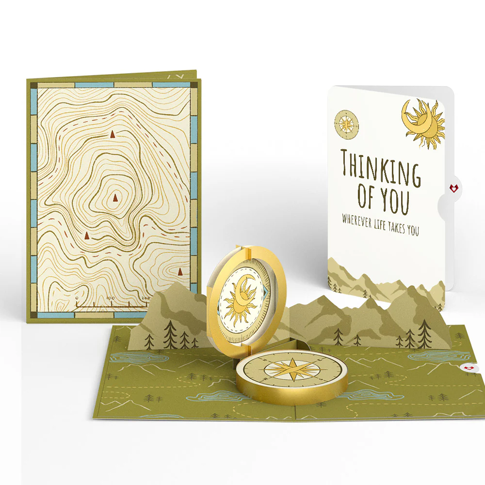 Guiding Compass Thinking of You Pop-Up Card and Sentiment Set