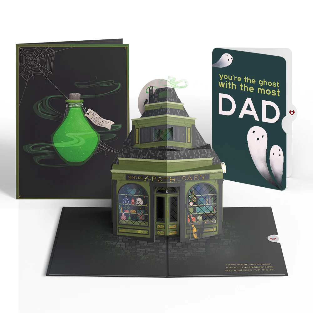 Halloween Apothecary Pop-Up Card and Sentiment Set for Dad