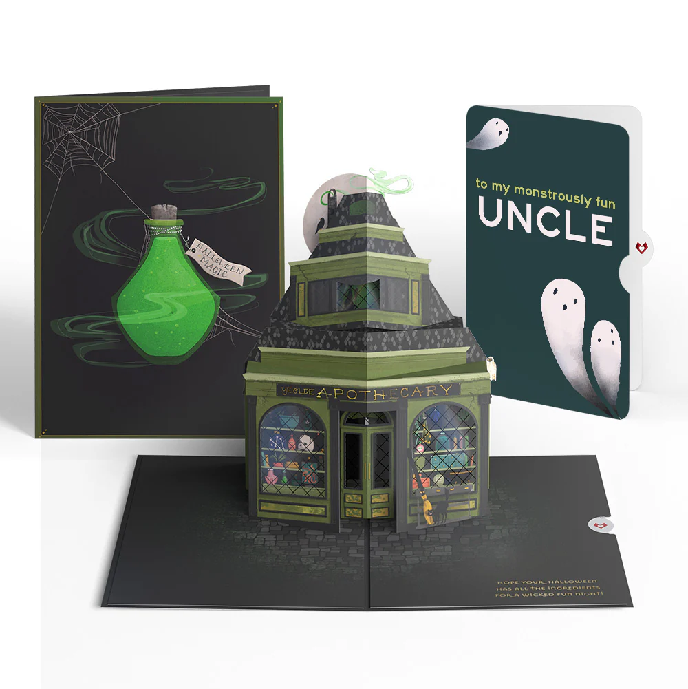 Halloween Apothecary Pop-Up Card and Sentiment Set for Uncle