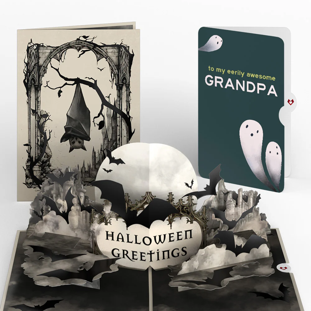 Halloween Greetings Pop-Up Card and Sentiment Set for Grandpa