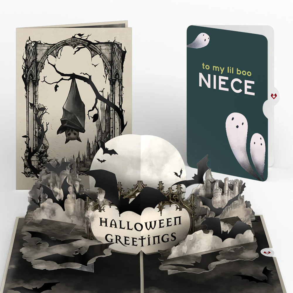 Halloween Greetings Pop-Up Card and Sentiment Set for Niece