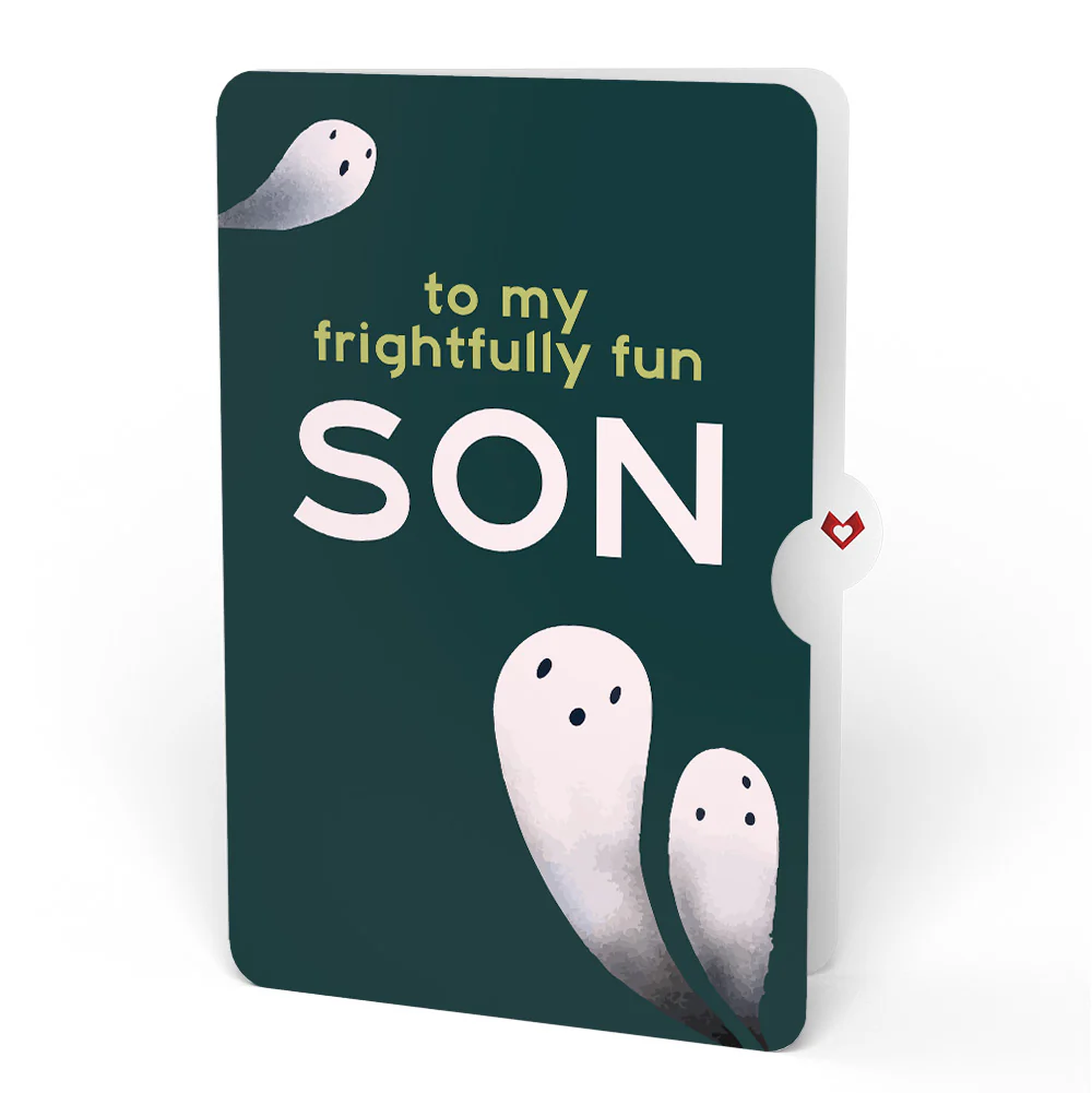 Halloween Greetings Pop-Up Card and Sentiment Set for Son - Image 4