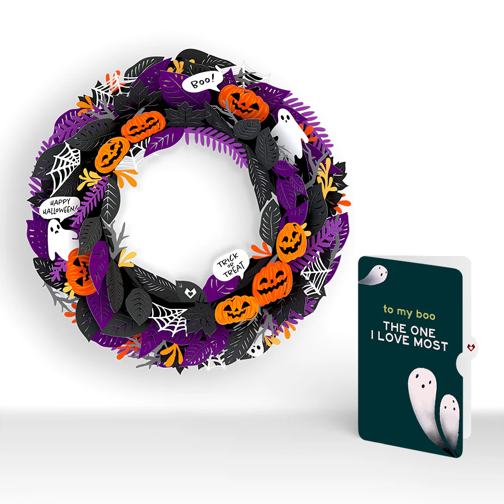 Halloween Wreath and Sentiment Set