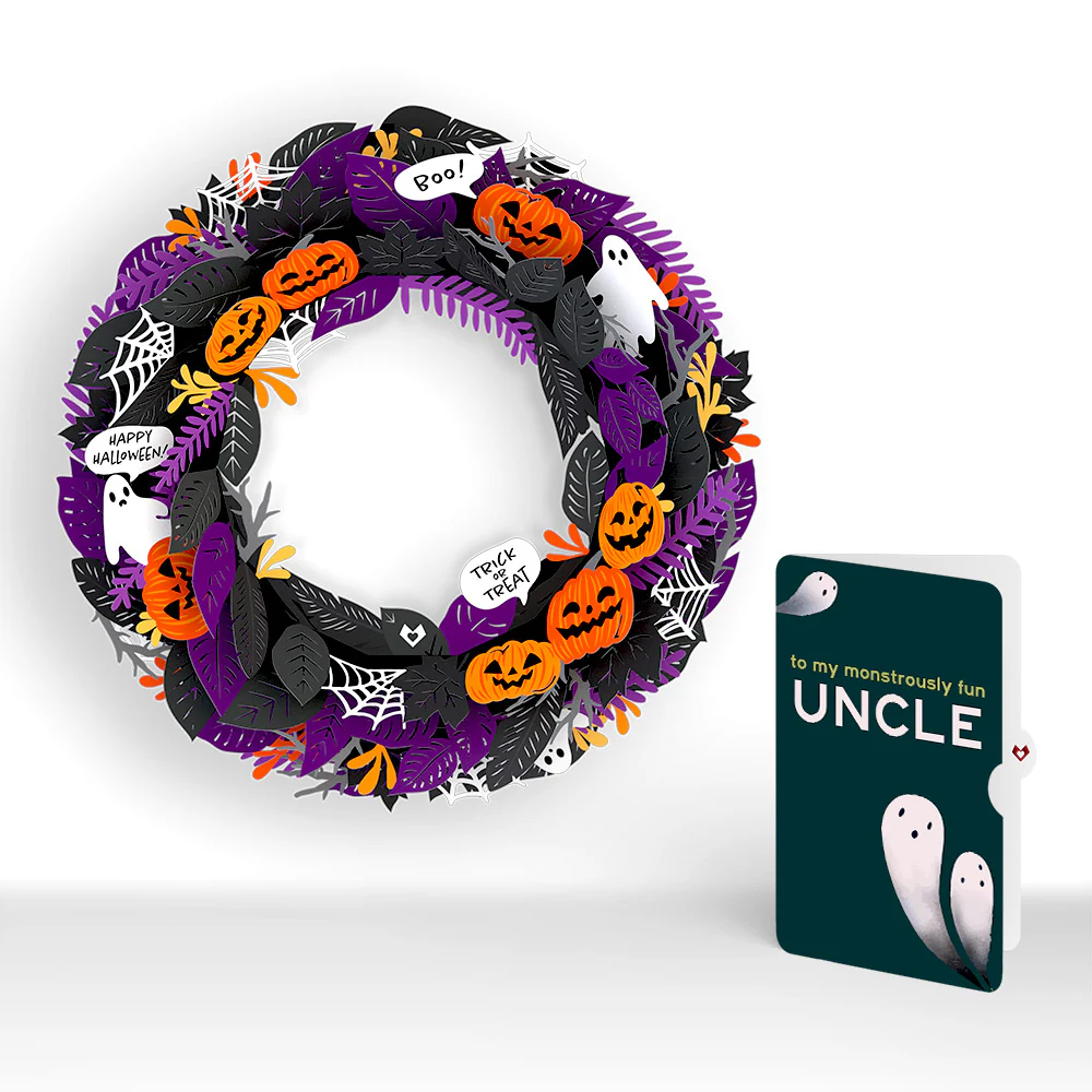 Halloween Wreath and Sentiment Set for Uncle