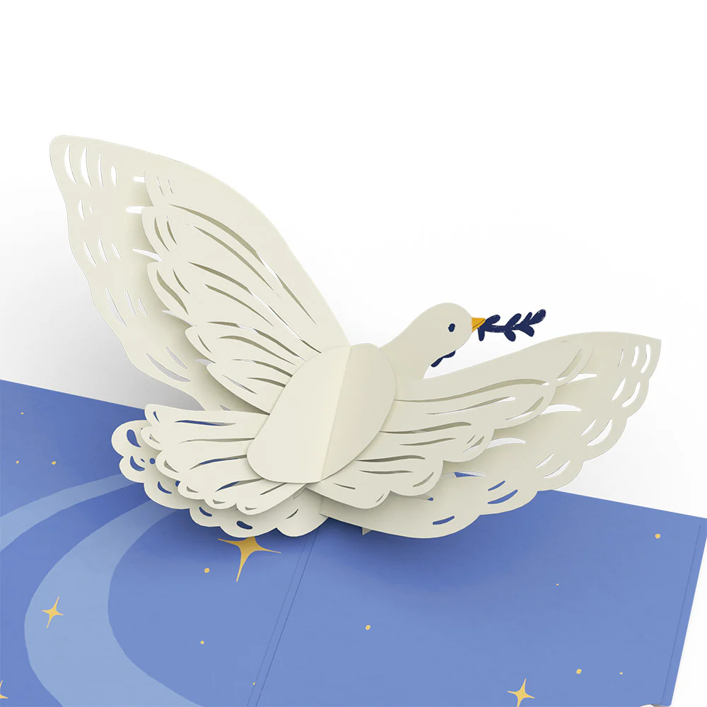 Hanukkah Dove Pop-Up Card - Image 2