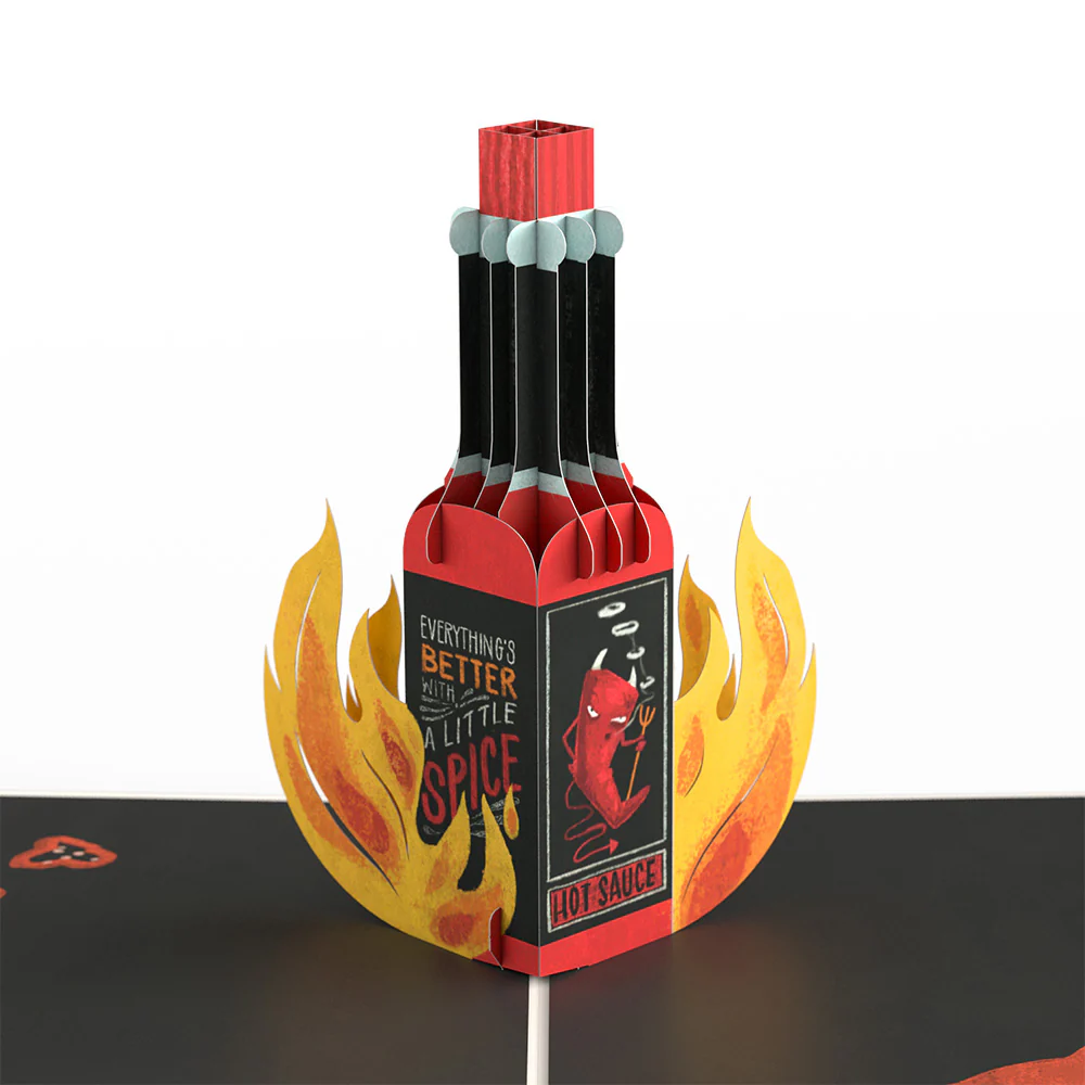 Happy Birthday Hot Stuff Pop-Up Card and 30th Kick It Up Sentiment Set - Image 3