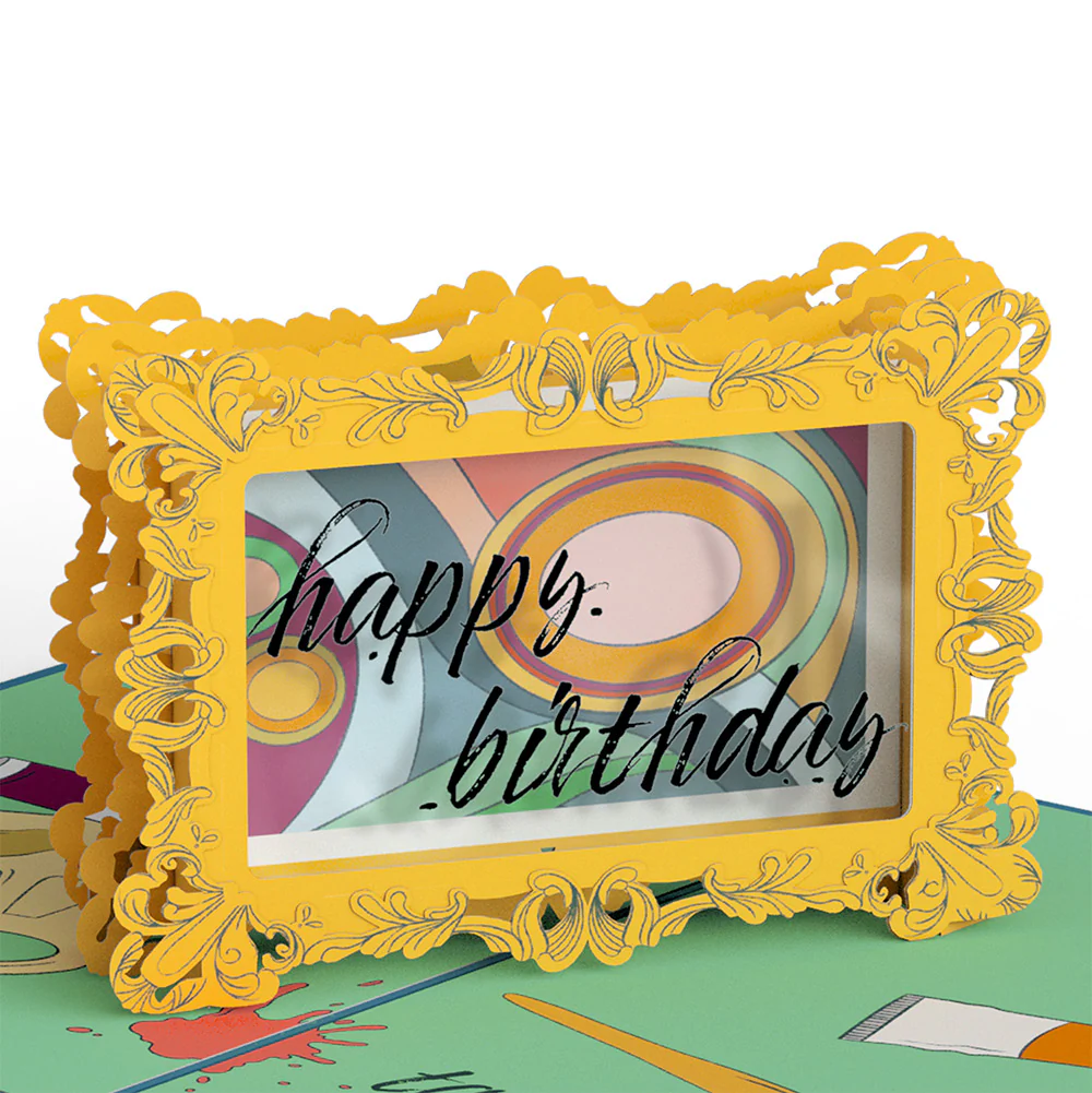Happy Birthday to a True Masterpiece Pop-Up Card and Sentiment Set for Brother - Image 3