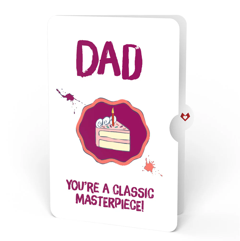 Happy Birthday to a True Masterpiece Pop-Up Card and Sentiment Set for Dad - Image 4