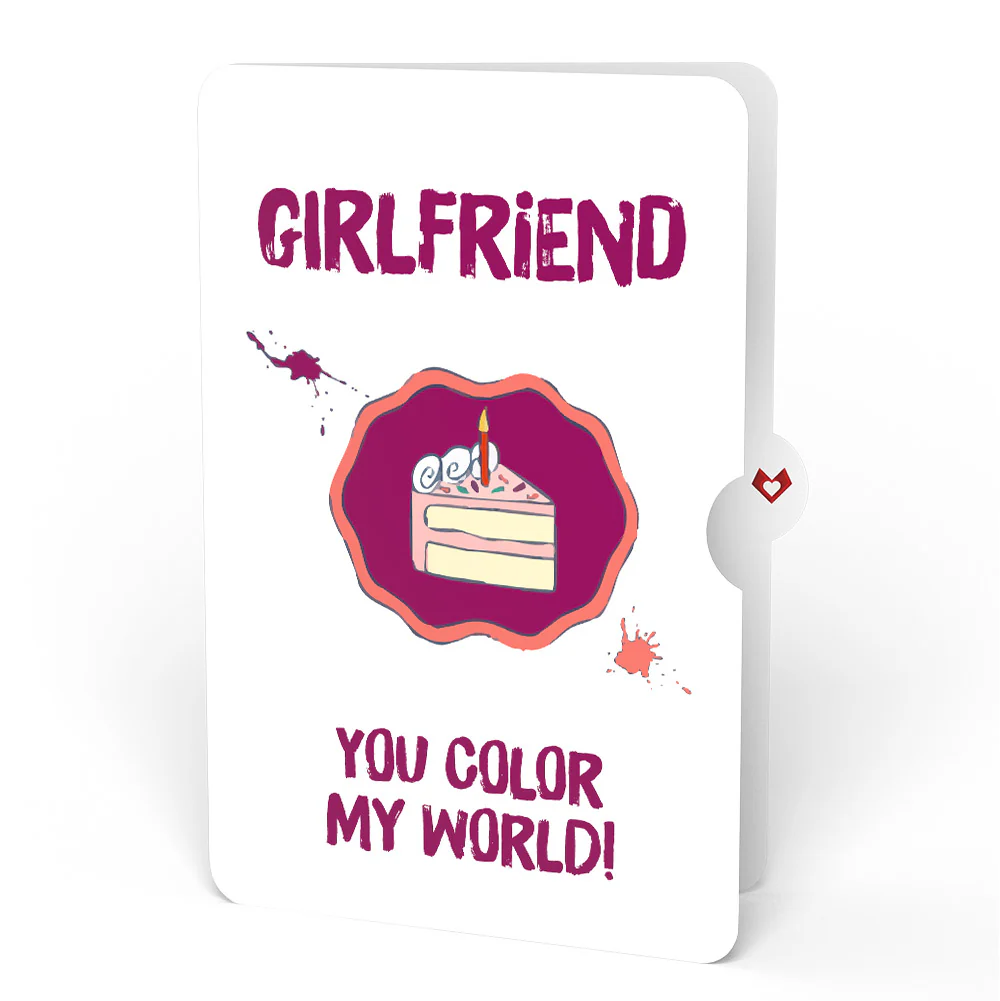 Happy Birthday to a True Masterpiece Pop-Up Card and Sentiment Set for Girlfriend - Image 4