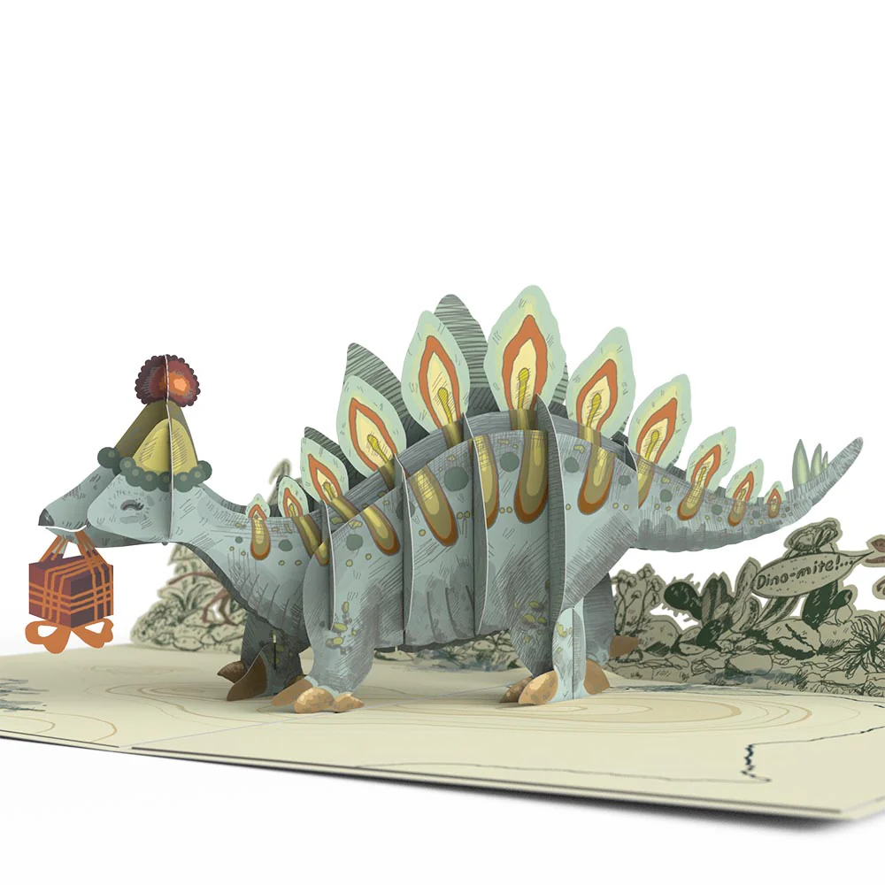 Happy Birthday You F*cking Fossil Pop-Up Card and Sentiment Set for Any Man - Image 3