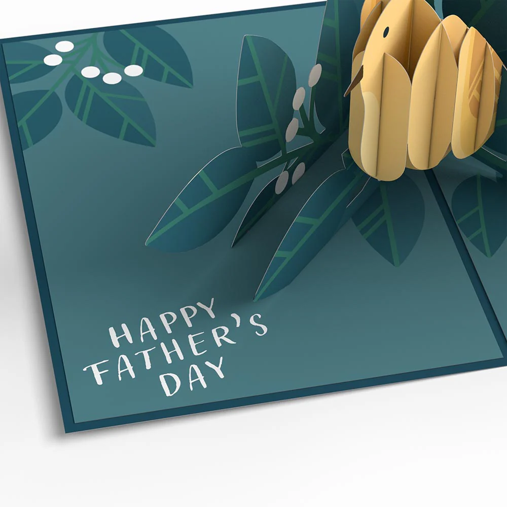 Happy Father's Day Birds Pop-Up Card - Image 5