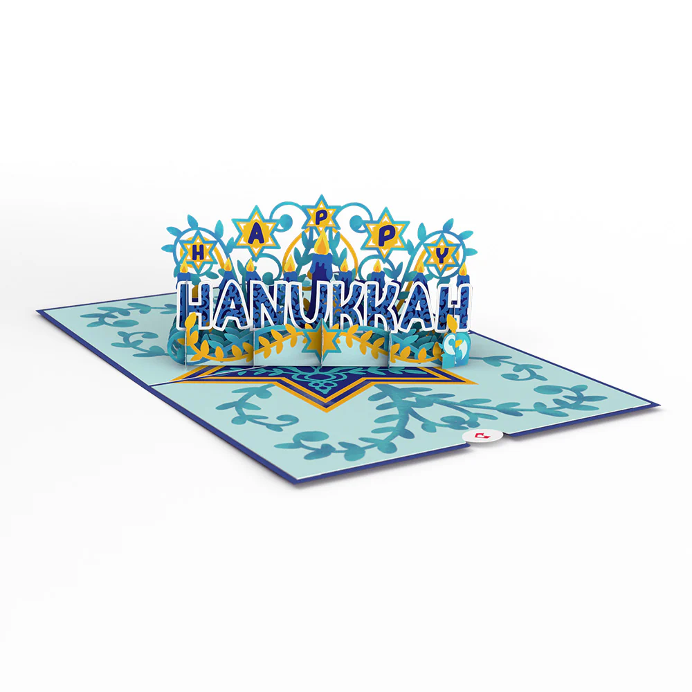 Happy Hanukkah Pop-Up Card - Image 3