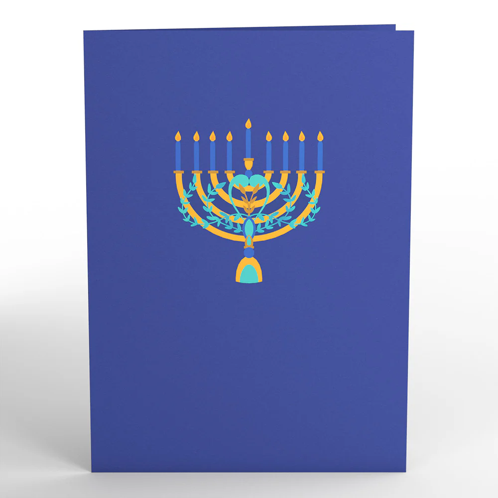 Happy Hanukkah Pop-Up Card - Image 4