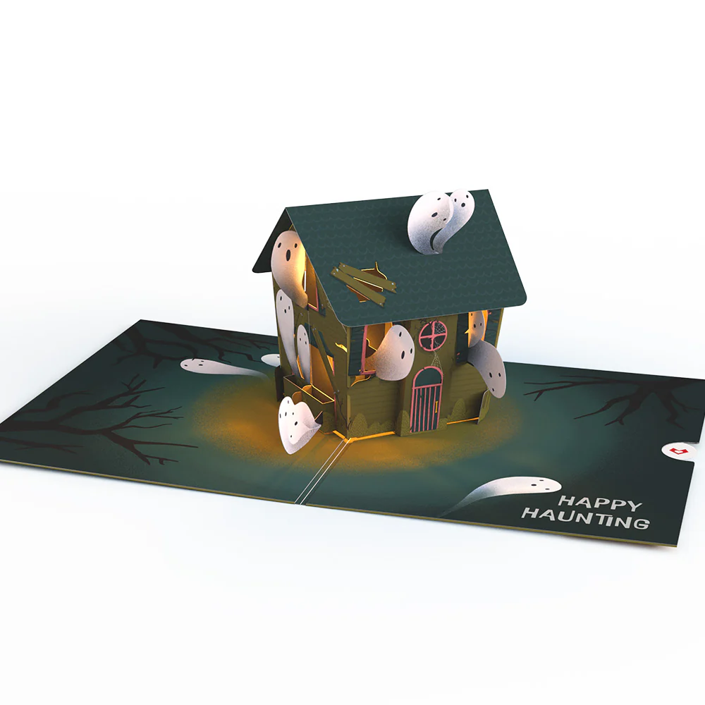 Happy Haunting Halloween Music and Lights Pop-Up Card and Sentiment Set for Sister - Image 3