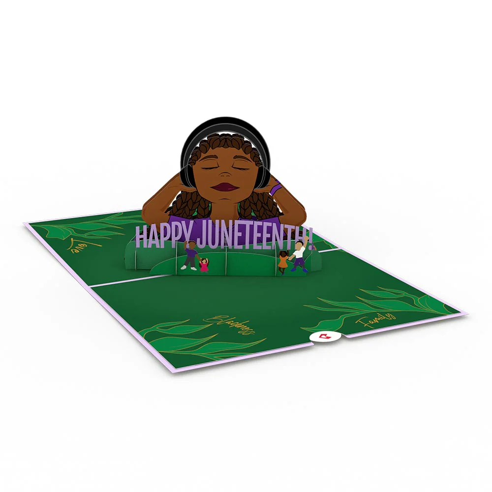 Happy Juneteenth Pop-Up Card - Image 3