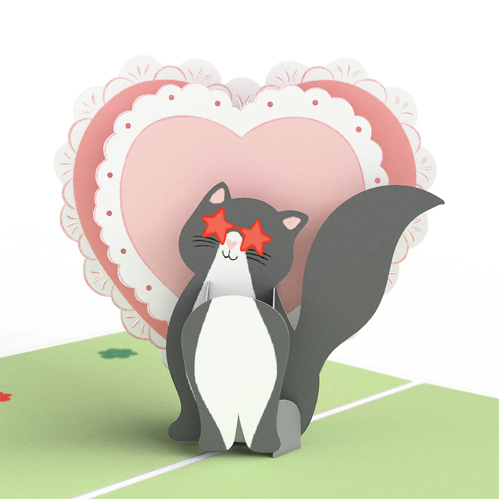 Happy Meowentine’s Day Cat 4-in-1 Nesting Card - Image 8