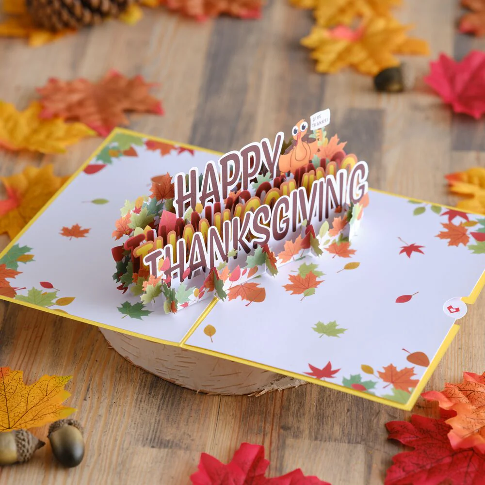 Happy Thanksgiving Pop-Up Card - Image 4
