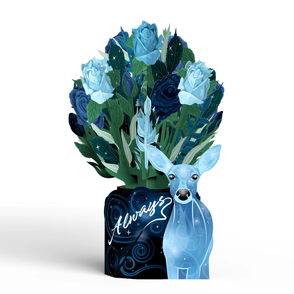 Harry Potter™ Always  Pop-Up Card & Flower Buds Bouquet Bundle - Image 4