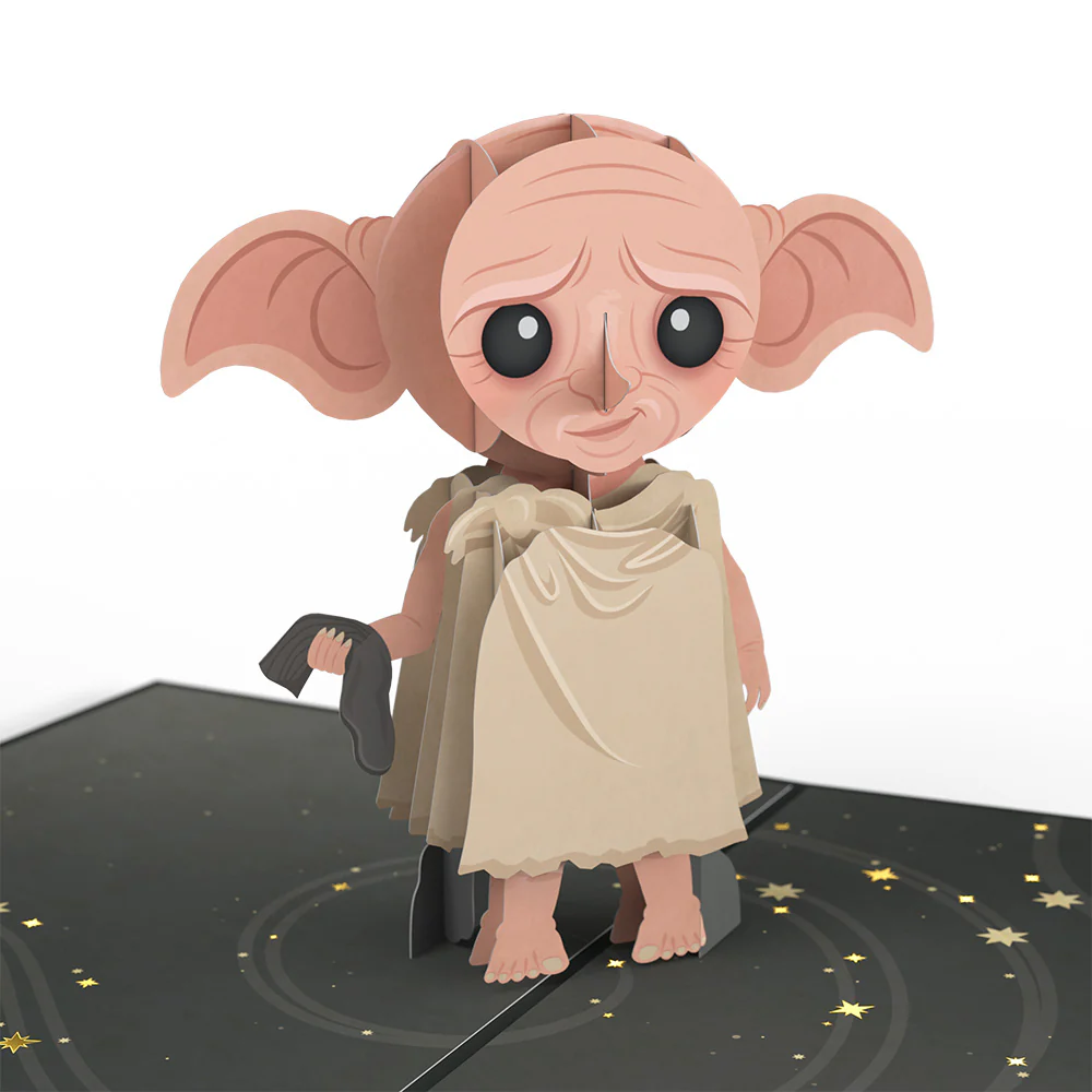 Harry Potter™ Dobby™ Birthday Pop-Up Card & Flower Buds Bouquet Bundle - Image 8